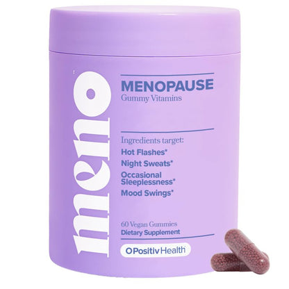 MENO Vitamins for Menopause, 30 Servings (Pack of 1) - Hormone-Free Menopause Supplements for Women with Black Cohosh & Ashwagandha KSM-66 - Helps Alleviate Hot Flashes, Night Sweats, & Mood Swings