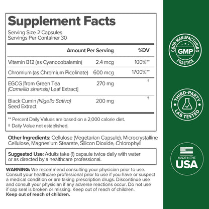 O Positiv Moto Women's Metabolism Support - Energy, Curb Cravings, Healthy Metabolism - Vegan Capsules, 30 Servings