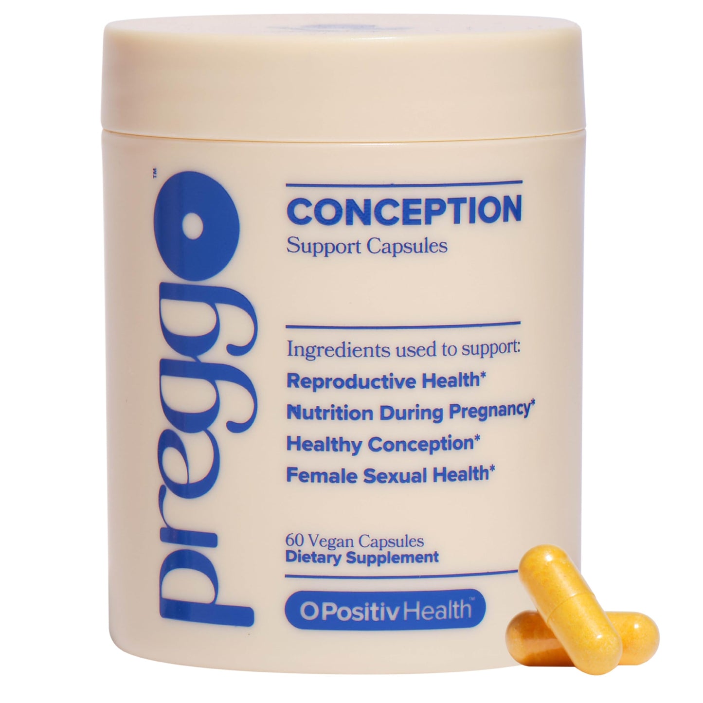 PREGGO Conception Support Capsules for Women - OBGYN-Formulated Pre Prenatal Vitamins with Clinically-Studied Ingredients - CoQ10, N-Acetyl Cysteine - Female Sexual Health, 60 Count (Pack of 1)