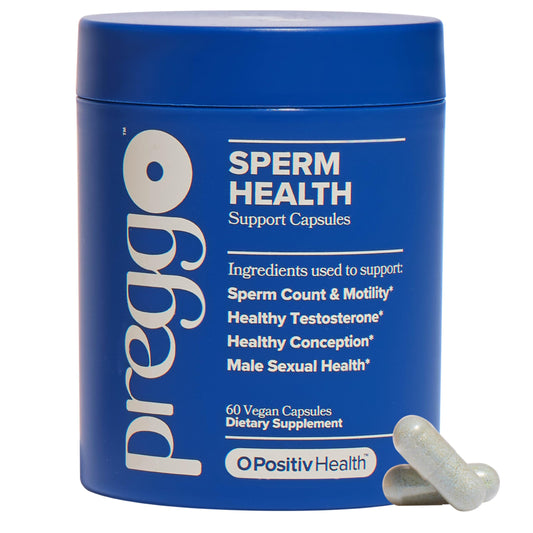 PREGGO Sperm Health Capsules for Men - OBGYN-Formulated for Improved Sperm Count & Motility with Tongkat Ali, N-Acetyl Cysteine, Alpha Lipoic Acid – Male Reproductive Health, 60 Count (Pack of 1)